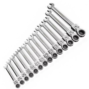 Baolian Adjustable Ratchet Wrench 72-Tooth Metric Industrial Grade Chrome Vanadium Steel Automotive Repair Tool - Product Image 5