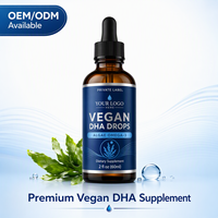 Huile de mémoire DHA d'algues pour la santé familiale, complément alimentaire, best-seller OEM/ODM Europe, États-Unis, Royaume-Uni, à base de plantes, pour le bien-être et la santé alimentaire.