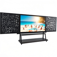 Tableau noir intelligent de haute qualité de 75 pouces, couleur noire, 4K, Nano Board, écran tactile LCD pour l'éducation scolaire