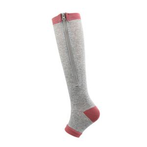 Bas de contention unisexe K1410 à haute élasticité, protection professionnelle des jambes avec fermeture éclair, bas longs - Product Image 5