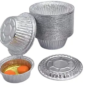 7/8/9 inch round aluminum foil container aluminum foil supplier 2024 cheaper tin foil with lids