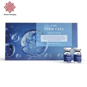 Baoren Customized Logo Recyclable 5ml 2ml 3ml Single Peptide Vial Packaging Cardboard <b>Box</b> with Various Slots for Vials Pack - Product Image 3