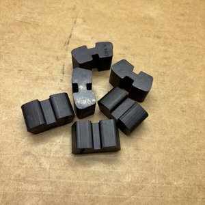 Bloque de Goma Cruzada <span class=keywords><strong>N</strong></span> EUPEX DS ADS HDS272, Amortiguador de Goma Elástica Negra para Acoplamiento Flexible, para Transmisió<span class=keywords><strong>n</strong></span> Industrial - Product Image 6