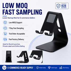 Soporte de Escritorio <span class=keywords><strong>para</strong></span> Teléfono Móvil de Aleación de Aluminio OEM ODM al por Mayor, Soporte Personalizado con Logotipo <span class=keywords><strong>para</strong></span> Marcas de Comercio Electrónico - Product Image 2