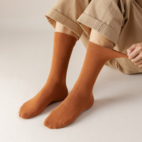 Chaussettes mi-mollet pour hommes en coton biologique et bambou, noires à rayures, motif par sublimation, pour le printemps, idéales comme cadeau, fabrication professionnelle