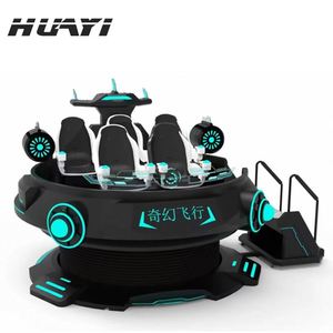 Simulateur de montagnes russes VR 9D avec chaise rotative à 360° °   Machine de jeu de réalité virtuelle pour centres commerciaux, aéroports, intérieur, en fibre de verre et métal - Product Image 3