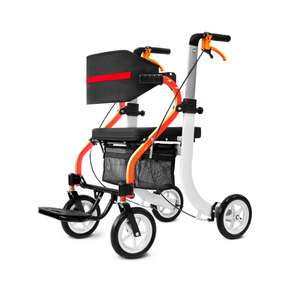 Déambulateur et <span class=keywords><strong>fauteuil</strong></span> <span class=keywords><strong>roulant</strong></span> robotisé pour adultes atteints de paralysie, avec 2 roues et 1 frein, en promotion - Product Image 1