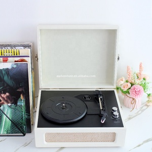 Виниловый проигрыватель из искусственной кожи - Product Image 4