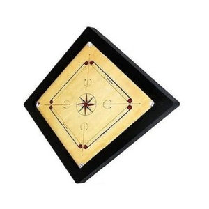 Tablero de Carrom de Madera Negra Premium, Superficie de Juego Lisa, Tablero de Juego de Mesa Familiar para Interiores, Torneos y Prácticas - Product Image 2