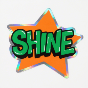 Impresión de Logotipos Personalizados a Prueba de Agua, Embalaje con Acabado Brillante, Vinilo Holográfico, Adhesivos Personalizados Troquelados - Product Image 5