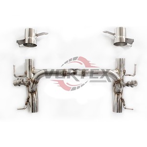 Sistema de escape trasero de acero inoxidable Vortex Racing para Ferrari 488, piezas de mejora del sonido del tubo de escape. - Product Image 4
