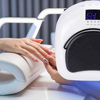 Lampe UV portable pour ongles CM.NAIL P60 80W personnalisable avec double source lumineuse (365nm+405nm), minuterie 10s-90s, rechargeable, pour usage domestique