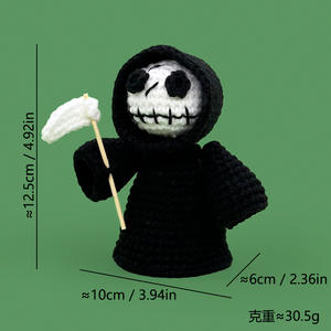 Muñeco de Peluche Tejido Adorable en Oferta, Adorno Creativo para Escritorio, Idea de Regalo Encantadora - Product Image 2