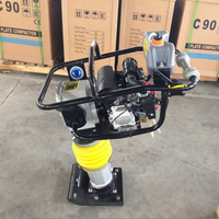 Compacteur vibrant de sol 80 kg 20 KN pour la construction, moteur Honda GX160, type Jumping Jack, fabriqué en Chine