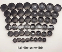 Bouchon à vis en plastique phénolique noir 18-400 avec PolyCone pour flacon Boston 13mm 18mm 20mm 22mm 24mm 28mm