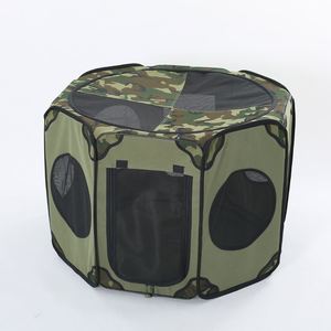 Corral Plegable de Alta Calidad para Mascotas, de 8 Paneles, con Malla Transpirable Antiarañazos - Product Image 2