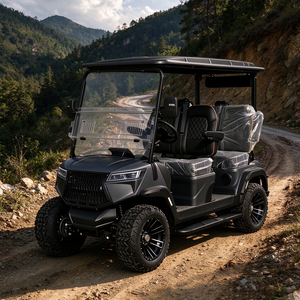 Carrito de Golf de Litio de 4 Pasajeros con Suspensión Independiente para Servicio de Transporte en Hoteles - Product Image 1