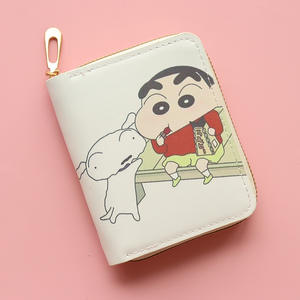 <span class=keywords><strong>กระเป๋า</strong></span>ใส่เหรียญแบบพกพาลายการ์ตูนน่ารัก<span class=keywords><strong>กระเป๋า</strong></span>หนัง PU สีเทียนสำหรับเด็ก - Product Image 2