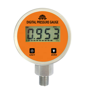 Industrie 0-25MPa NPT1/4 1%FS 4 LCD-Anzeige Metallgehäuse Batteriebetriebenes Hydrauliköl Luft Wasser Digitales Druckmessgerät Manometer - Product Image 1