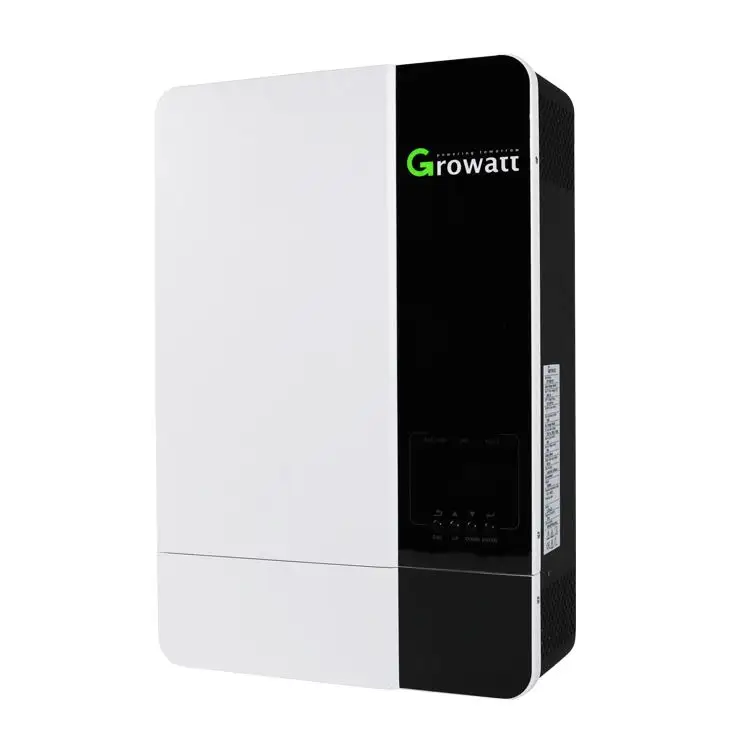 Growatt อินเวอร์เตอร์พลังงานแสงอาทิตย์แบบไฮบริดความถี่สูง5000ES อินเวอร์เตอร์พลังงานแสงอาทิตย์48โวลต์5.5Kw 5Kw 3Kw 5000วัตต์10Kw 12Kw ออนกริด