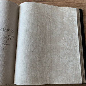 Rollos de <span class=keywords><strong>Papel</strong></span> <span class=keywords><strong>Tapiz</strong></span> Vinílico PVC con Textura Nórdica en Relieve, Diseño de Hojas Modernas <span class=keywords><strong>para</strong></span> Decoración de Paredes Interiores en Dormitorios de Hotel - Product Image 2