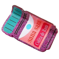 Pince à cheveux à paillettes en forme de tube avec citation espagnole, pour femmes et filles, accessoires capillaires, couleurs assorties, pour infirmières