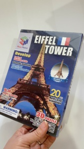 Fuente Única de Fábrica, Venta al por Mayor, Plataformas 2026, Rompecabezas 3D Educativo DIY para Niños, <span class=keywords><strong>Torre</strong></span> <span class=keywords><strong>Eiffel</strong></span>, Gran Venta - Product Image 4