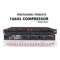 Compresseur limiteur de signal audio dynamique à double canal professionnel 166xs 166XL pour scène, KTV, studio