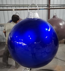 Fiberglass Life Size <strong>Christmas</strong> Ball <strong>Large</strong> <strong>Bauble</strong> for Shopping Mall Decoration - Product Image 1