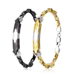 Bracelet intelligent GNLing en acier inoxydable, personnalisé, pour le sport en plein air, surveillance en temps réel du rythme cardiaque, de l'oxygène sanguin et du sommeil, étanche, Lefun - Product Image 1