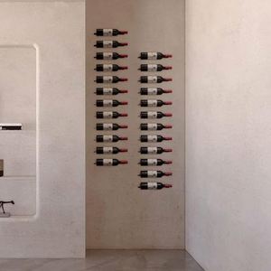 Floating Wine Glass <b>Shelf</b> Wall Mounted Metal <b>Wire</b> Hanging Wine Bottle Storage Holder Display <b>Shelf</b> Rack for Restaurant - Product Image 3