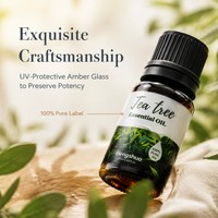Ensemble d'huiles aromatiques pour les fêtes, contenant huit flacons, pour offrir en cadeau à Noël et du Nouvel An, avec étiquette personnalisée et personnalisation de la boîte