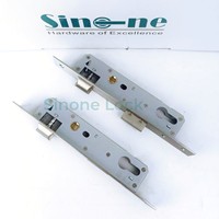 Serrure de porte à poignée à levier à mortaise visible de qualité allemande de haut standard, résistante au feu, fabriquée en Chine