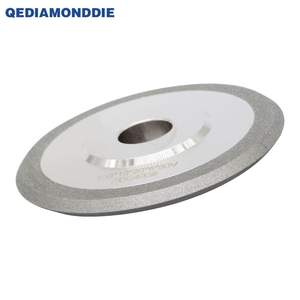 Disco de desbaste de diamante electrochapado 1V1 con ranura en V para herramientas de carburo de piedra y hojas de sierra - Product Image 4