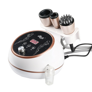 Instrumento Eléctrico de Desintoxicación y Masaje con Ventosas para Uso Doméstico, Herramienta Gua Sha, Color Oro Rosa, Enchufable - Product Image 1