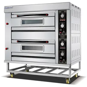 Gas Deck Oven (2-Deck 4-Tray),industrial bread baking oven,baking oven for bread and cake