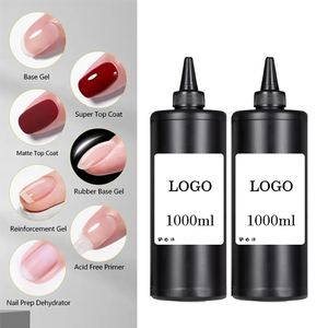 Gel UV Profesional para Uñas al por Mayor 500ml 1kg 5kg Certificado MSDS No Tóxico Diamante Goma Sin Limpieza Capa Superior Capa <span class=keywords><strong>Base</strong></span> - Product Image 1