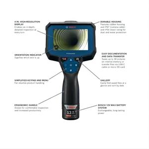 Endoscope industriel GIC5-27C, indice de protection IP67, écran IPS 5 pouces, zoom 2x, remplace le modèle ancien GIC120C - Product Image 6