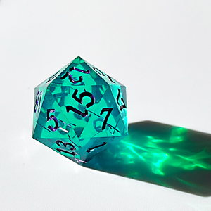 Dé à bords tranchants Warhammer Deborah Ann Woll d & d simulateur de table d & d Witchlight carnaval chandlekeep mystère - Product Image 3