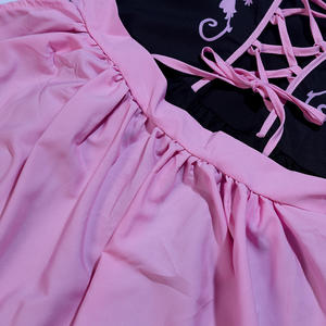 زي تنكري للأطفال في مهرجان أكتوبر، زي فراولين التقليدي الألماني، زي خادمة البيرة البافارية للأطفال في الكرنفالات - Product Image 3