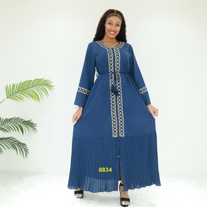 Abito africano manica <span class=keywords><strong>a</strong></span> <span class=keywords><strong>palloncino</strong></span> abaya AY moda 8834 Cameroon abbigliamento da donna - Product Image 2