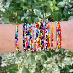 Go2BoHo all'ingrosso bohémien braccialetto colorato di perline donna Pulsera fatto a mano amicizia gioielli di moda Miyuki Seed Bead bracciale
