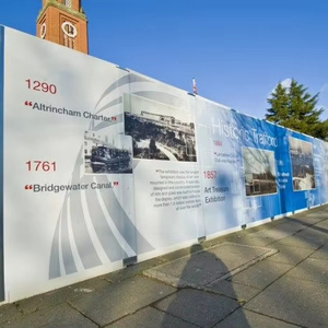 شكل كبير واجب كبير الطباعة الرقمية المحمولة الترويجية الإعلان سياج المنافسة راية - Product Image 2