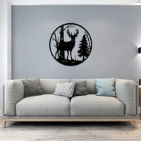 Produits best-seller Nouveau Lancement Arbre de Vie Rond Art Mural Intérieur Décoration de Maison Fer Bébé Coran Panneau Mural Décoratif