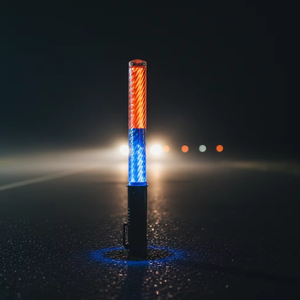 ไฟ LED แบบชาร์จไฟได้ ขนาด 40 ซม. ทำจากวัสดุ ABS/PC สำหรับควบคุมการจราจร กระบองไฟเตือนภัยเพื่อความปลอดภัย สำหรับเจ้าหน้าที่รักษาความปลอดภัย และการควบคุมการจราจรบนสนามบิน - Product Image 6