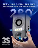 Imprimante 3D FDM Flashforge AD5M Pro, vitesse élevée 600 mm/s, CoreXY, nivellement automatique du plateau, WiFi, plaque PEI, faible bruit, pour bureau