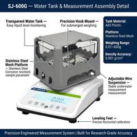 0.001g/cm³ High Precision Digital Density Meter Electronic Densimeter for Solid Liquid Gold Silver Testing Lab Equipment