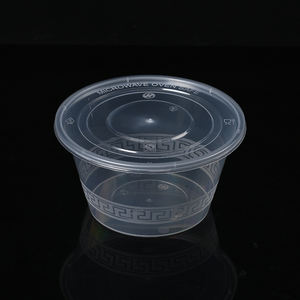 Contenitore per zuppa rotondo in plastica materiale PP a microonde Porridge cibo da asporto contenitore per pranzo monouso con manomissione - Product Image 4