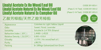 Acétate de linalyl naturel en vrac Extrait de plante de bois/feuilles d'ho bois Huile parfumée pour la gestion de la peau et les applications aromatiques