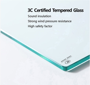 Hurricane Resistant Sliding <strong>Door</strong> French Style with Grille Design Aluminum Frame Double Layer Tempered Glass Sliding <strong>Door</strong> - Product Image 3